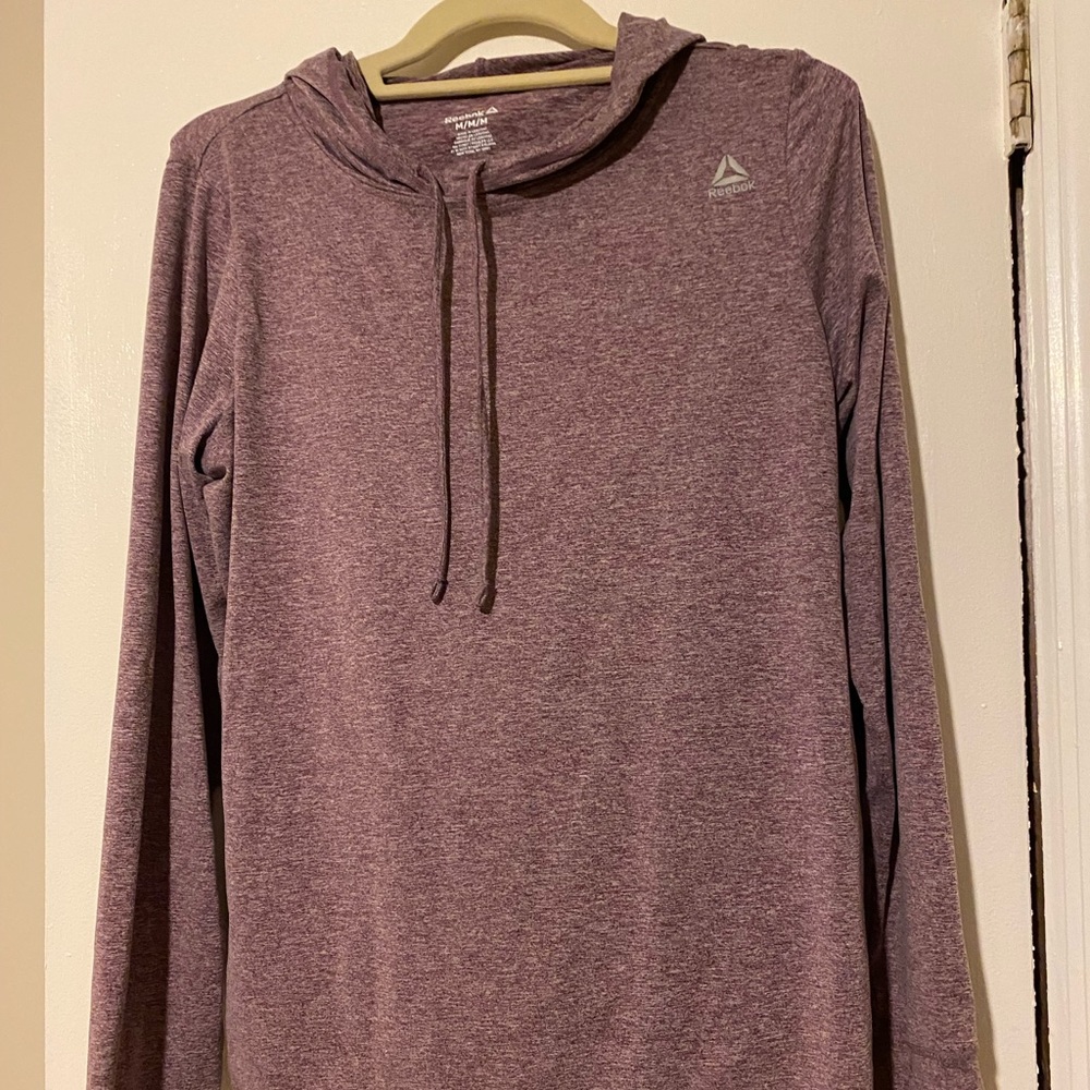 Purple Reebok Workout Sweatshirt